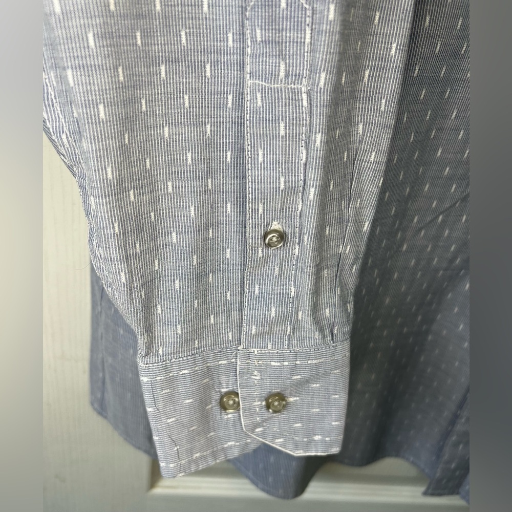 Blue Pronto Uomo 2XLT Embroidered Shirt - Picture 3 of 6
